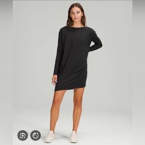 Lululemon black Back in Action Dress